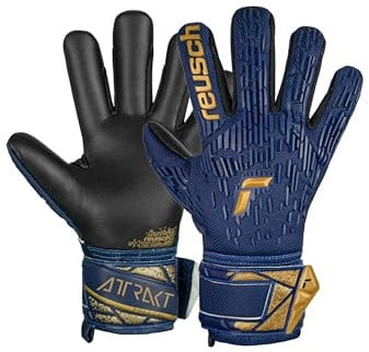 Reusch Attrakt Freegel Silver Junior Guanti da portiere per bambini, con taglio negativo Evolution e presa eccellente, 5
