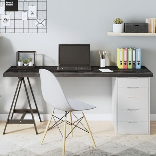 Gecheer Tischplatte 160x50x(2-4) cm Massivholz Eiche Behandelt