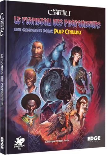 l'appel de Cthulhu - Le Flambeau des Profondeurs - Jeu de Rôle - Jeu de Société - 1 Joueur et Plus - A partir de 14 Ans - Version Française