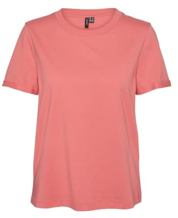 VERO Moda Women's Vmpaulina SS Ga JRS Noos T-Shirt, Dubarry, XS