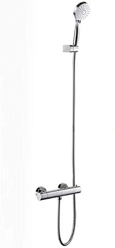 KOHARA Badewannen-Duschsysteme Handbrause Thermostat Handbrause und Duschset Wandmontiertes Duschset ohne Wasserhahn Badezimmerarmaturen