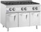 Royal Catering Gas Cooker - 21.6 kW - 6 burners - base cabinet - Royal Catering LPG gas cooker Propane gas stove Gas hob Freestanding gas stove
