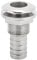 equlup Stainless Steel ThruHull Marine Barbed Hose Thru Drain Connector Boat Yachts Marine Plumbing Thru-Hull Fitting (3/4)