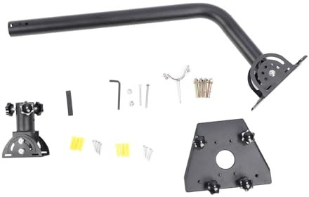 Jiawu Adjustable Gen 3 Mount, Mounting Kit Compatible with V3, Wall Mount/Roof Mount for Internet Kit Satellite, with Gen 3 Pipe Adapter