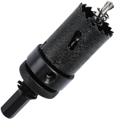 HSAWBIT HSS Bi-Metal 32mm Hole Saw, M42 Fast Cut Extra Cobalt Hole Cutter 45mm Cutting Depth, For Stainless Mild Sheet Wood Plastic Various Materials
