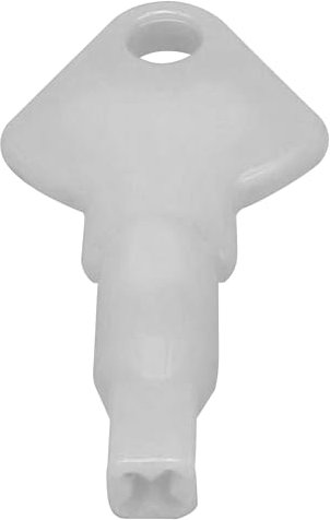 TOMSTRAD Dispenser Key, Compatible with LFS, Lineacqualba, Mar Plast MP Hand towel & Jan San, soap and toilet roll dispensers (1, White)