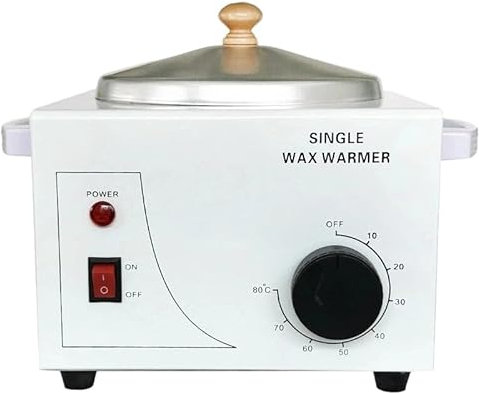 Professional Wax Warming Machine, Electric Wax Melt Heater Pot for Hair Removal, Skin Hands Care Warmer Machine For Home Beauty Spas Salons (Single Pot)