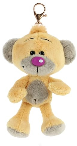 Diddl - Plüsch-Schlüsselanhänger Pimboli 10 cm – 100% recycelter Plüsch-Schlüsselanhänger – Mini-Bär aus den 90er Jahren – niedliches & umweltfreundliches Accessoire – Geschenkidee für Kinder und