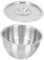GRIRIW 1 pièce Bol à Soupe Acier Inoxydable avec Couvercle Ramequin pour Oeufs et Soupe et Pratique pour Cuisine et Rangement Alimentaire