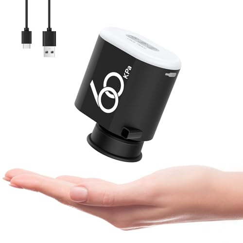 Pompa elettrica senza fili da 60 kpa per sacchetti sottovuoto, pompa ad aria elettrica ricaricabile da viaggio 3600 mAh per vari sacchetti di tenuta, pompa per vuoto portatile per borsa salvaspazio
