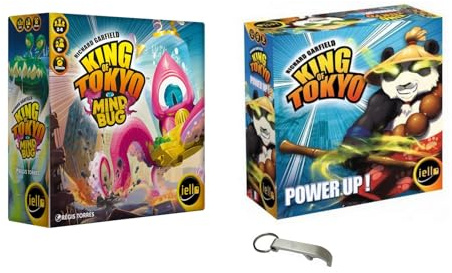 Blumie Shop Set Erweiterungen auf Französisch für King of Tokyo: Power Up + Mind Bug + 1 Decap
