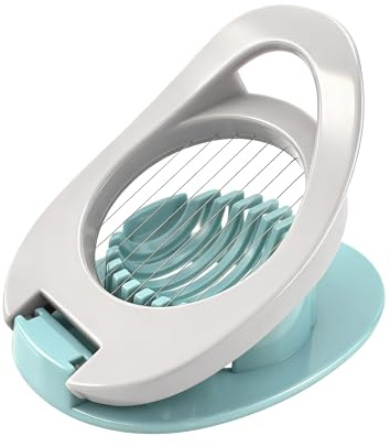 Desenda Egg Slicer, Multifunctional Stainless Steel Wire Egg Cutter | Cuts Cleanly and Evenly, Easy to Clean, Fit for Boiled Eggs, Strawberrys, Banana, Kiwis, Soft Fruits