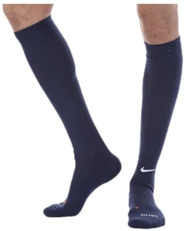 NIKE Unisex Knee High Classic Football Dri Fit Socks, Blue (Midnight Navy Blue), L UK