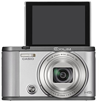CASIO digital camera EXILIM EX-ZR1700SR self-portrait tilt LCD auto transfer function Wi-Fi / Bluetooth equipped with Silver