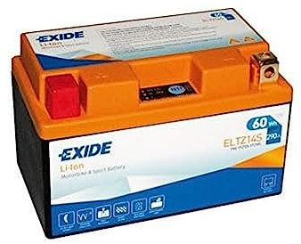 EXIDE EXELTZ14S - BATTERIE MOTORBIKE LITHIUM - Spéciale moto - Batterie 12V - 60WH - Haute performance - Expérience d’Equipementier d’Origine