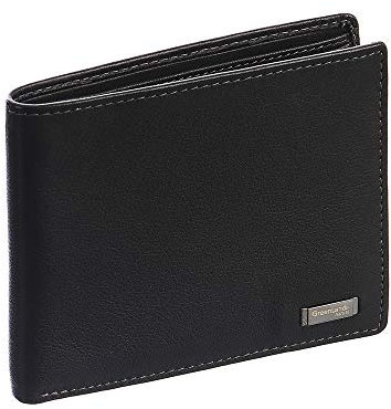 Black Nappa Scheinbörse quer o.Münzfach RFID Save 12x10x2