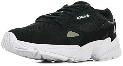 adidas Damen Falcon W Fitnessschuhe, Schwarz (Negbás/Negbás/Ftwbla 0), 37 1/3 EU