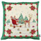 Hossner Weihnachtsschlitten Kissenbezug Sofakissen Kissenhülle Hülle 45x45 Gobelin Weihnachten