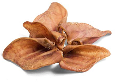 Bonya Smile Lot de 10 Oreilles de Porc XL - Friandise pour Chien - Cadeau pour Chien