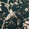 Stoff Meterware Baumwollstoff petrol Vögel Vogel Toile de Jouy Dekostoff Vorhangstoff edel Frankreich