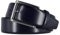 MONTI London Gürtel Herrengürtel Ledergürtel 35 mm Rindleder kürzbar (Navy, 120)