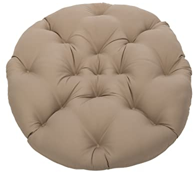 Salla Schaukelkissen, Kissen für Hängeschaukel, Sitzkissen, Bequem & Weich, Waschbares Hängesessel Kissen, Rundes Kissen für Hängestuhl, Auflage für Hängekorb, 1 Stück, 100 cm, Beige