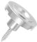 sourcing map Guitar String Retainer Guide Tree Round Slotted Guides Trees Silver with Screw for Guitars Bass