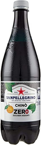 San Pellegrino Chinotto Zero PET Lot de 12 bouteilles de limonade sans sucre 0,75 l Orange amère