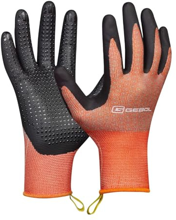 Gebol Clivia Gartenhandschuhe, Gr. 7/S, Touchscreen, atmungsaktiv, EN388 | Für Beet, Rosen & Pflanzarbeiten, schützt vor Dornen & Erde, feines Tastgefühl, angenehme Passform, leicht zu reinigen