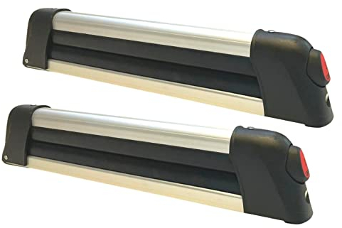 universal Skiträger - Snowboardhalter - Ski Träger für Dachträger - Auto Skihalterung universell - VDP Everest 5 - Ski/Snowboardhalterung abschließbar - für 5 Paar Ski BZW. 4 Snowboards