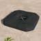 Base de parasol de terrasse à feuilles violettes pour parasol déporté en porte-à-faux - Remplie d'eau et de sable - 136 kg