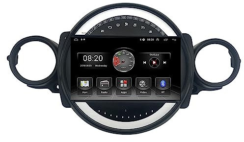 Android 11 Car Sat Nav para B-MW Mi-ni Cooper R56 R60 R51 2006-2014 Reproductor Multimedia Soporte de navegación GPS DSP WiFi FM Bluetooth Pantalla Dividida Control del Volante Cámara de visión TR