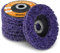125mm 5 Inch Strip Discs Stripping Discs Rust Remover Wheel Remove Paint and Oxidation Poly Strip Wheel Disc Abrasive Angle Grinding Wheel - 5 Pack(Purple)