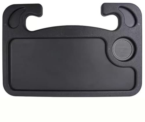 PERTID Auto Lenkrad Schreibtisch für BM-W X7 G07, Tragbarer Multifunktionale Lenkradtisch Laptop Esstisch Tablett Getränkehalter Computer Tisch,A/Black