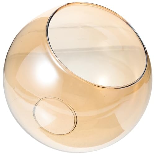 Uonlytech Glas Lampenschirm Kugelglas Ersatz Glaskugel Hängelampe Ersatzglas Leuchtenschirm Lampenglas Kugel Lampe Ersatzschirm Pendelleuchte Schirm Tischlampe Außen Wandlampe