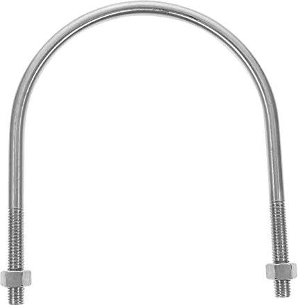 Healeved U-bolt Edelstahl U-förmiger Rohrbolzen Für Trailer Und Boote Inklusive Muttern Und Langlebig Für Metallbefestigungen