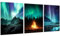 3 Stück Diamond Painting Erwachsene, 5D Aurora Diamant Painting Bilder Erwachsene, Landschaft Diamond Art Set DIY Personalisiert Basteln Bilder Dekorationen für Home Wand Décor (3er set,30x40 cm)