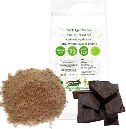 Schwarz-Agar-Pulver / Agarholz-Pulver Churna (1 kg)