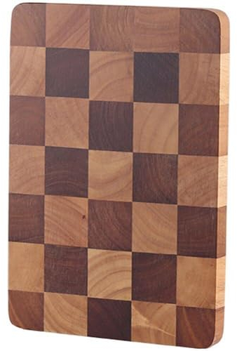 Muteitt Taglieri Cucina, Vassoio Portata a Scacchi in Legno Tagliere per Tritare Carne, Formaggio, Frutta, Verdura