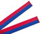 Pandiui23 Professioneller Taekwondo-Karate-Judo-Gürtel, doppelte Umwicklung, Kampfkunst, Streifen, Sportgürtel (1, Blau Rot, 2.2M)