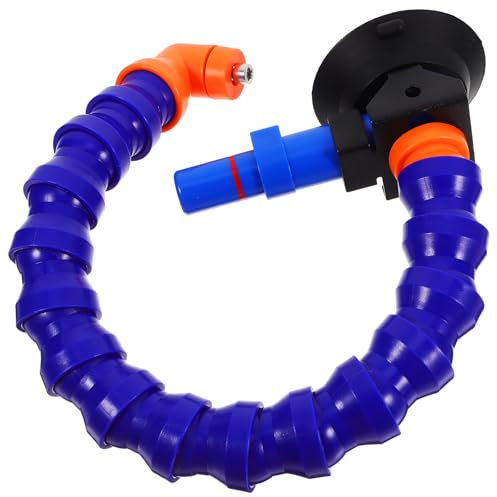 SOLUSTRE Dent Suction Puller with Flexible Air Pump and Gooseneck Tube Lightweight Suction Cup for Auto Body Removal and Emergency Fix