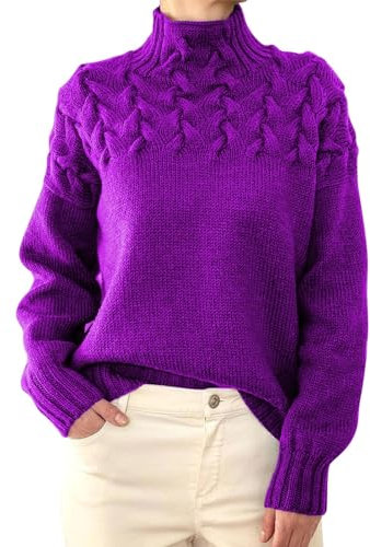 TEPTDirio Cashmere Sweaters for Women - Sparkle & Highland Cow V-Neck & Scoop Neck Jumpers - Long & Cropped Sleeves