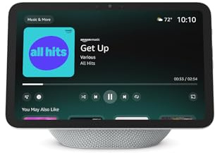 Amazon Echo Show 8 (newest model), Vibrant HD 8.7 display with spatial audio, Designed for Alexa+, Glacier White