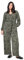 Studio Untold Damen große Größen Übergrößen Plus Size Jumpsuit, Plissee, Leo, weites Bein palmen grün 46+ 834468430-46+
