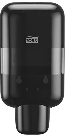 Tork Mini Spender für Seifen und Händedesinfektionsmittel Schwarz S5, geeignet für Schaumseife, Flüssigseife, Gel und Lotion, Elevation Design, 565208, 6 Stück