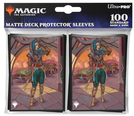 Ultra Pro - Magic: The Gathering - Aetherdrift - 100ct Deck Protector Sleeves - Borderless Racer 1