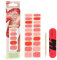 Mylee Gel Nail Wraps [Red Hot Spots] – 10 Pre-Cured Gel Stickers for Instant Mani – No Lamp Needed, Chip-Resistant, Glossy Finish, Lasts Up to 14 Days – Easy to Apply, Vegan & Cruelty-Free
