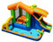 COSTWAY Inflatable Water Park, 8 in 1 Kids Bouncy Castle with Slide, Water Cannon, Football Goal, Basketball Hoop, Ring Toss, Splash Pool, Climbing Wall, Outdoor Blow Up Bounce House (without blower)