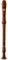 Moeck 2201 Flauto Rondo Sopran Ahorn - Barocke Griffweise