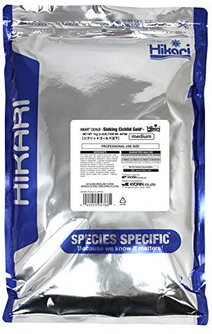 Hikari 2.2-Pound Sinking Cichlid Gold Pellets for Pets, Medium